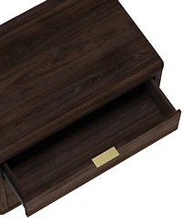 Manhattan Comfort Evelyn 2-Piece 32" 3-Drawer Nightstands