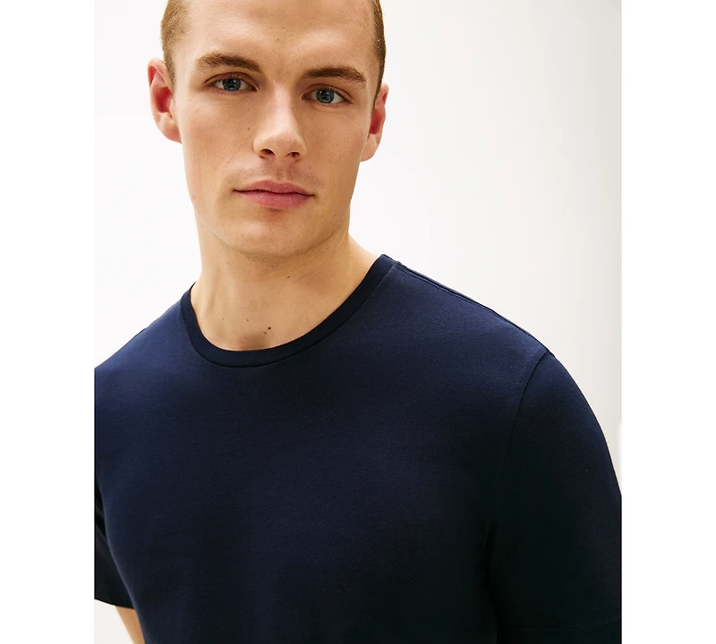 Tommy Hilfiger Men's Cotton Short-Sleeve Crewneck Undershirt, 3-Pack Set
