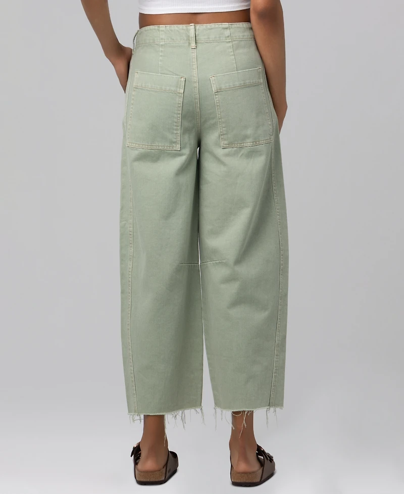 Blank Nyc Women's Barrel-Leg High-Rise Jeans