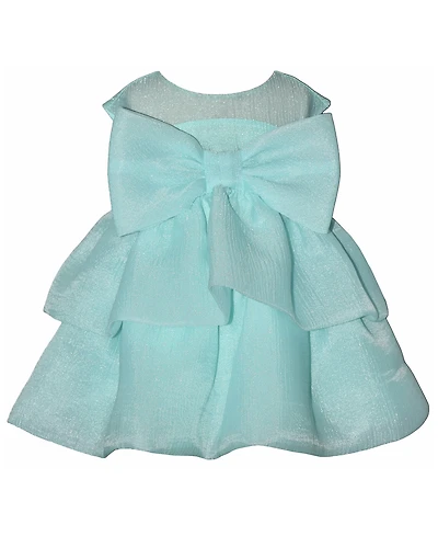 Bonnie Baby Girls' Sleeveless Dress with Bow