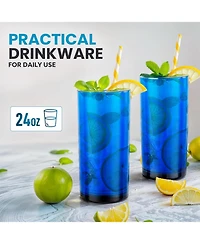 Zulay Kitchen Acrylic Glasses Drinkware