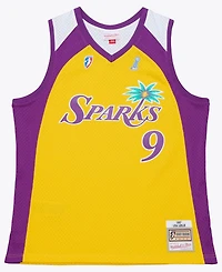 Mitchell & Ness Men's and Women's Lisa Leslie Gold Los Angeles Sparks Court Origins Swingman Jersey