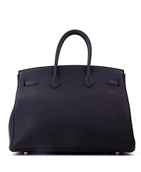 Pre-Owned HERMES Birkin 35 Handbag Togo with Gold Hardware
