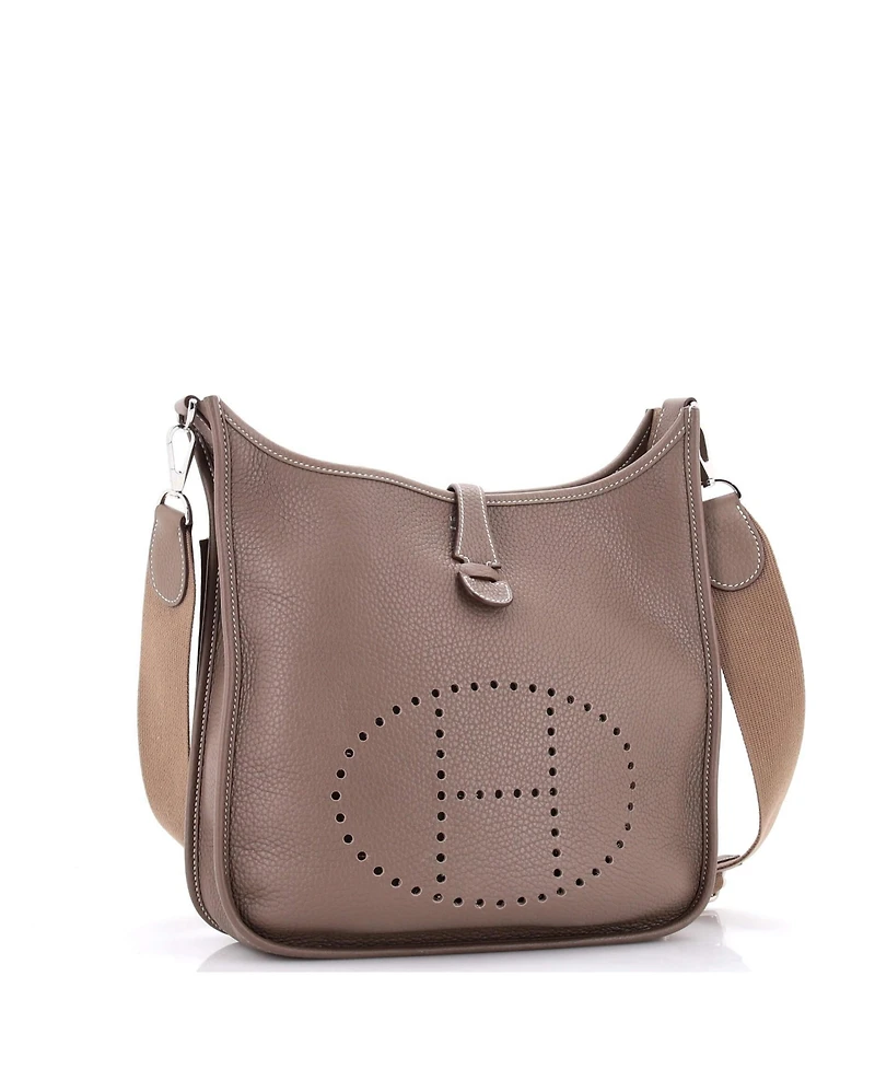 Pre-Owned Hermes Pm Evelyne Bag Gen Iii Clemence