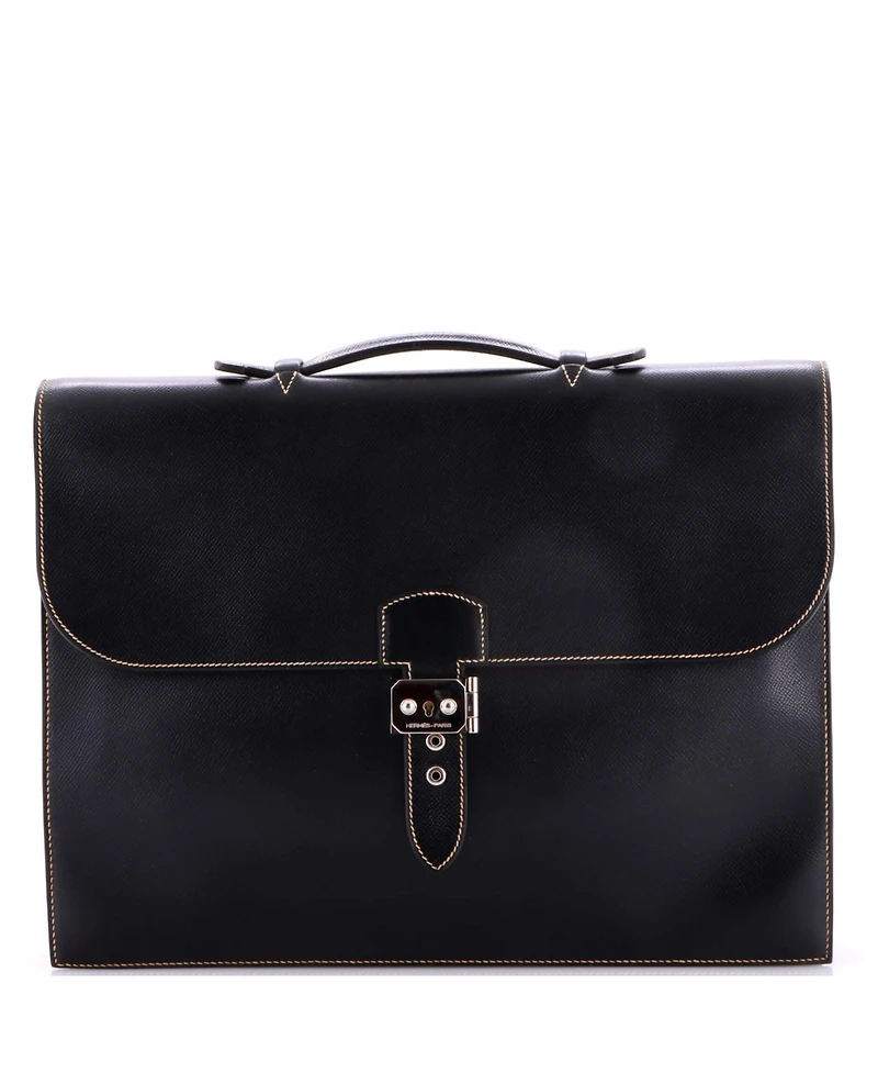 Pre-Owned HERMES 38 Sac a Depeches Bag Epsom