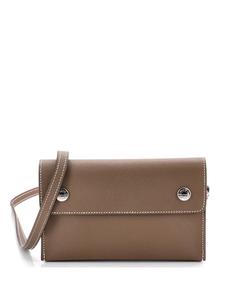 Pre-Owned HERMES Hermesnap Wallet Bag Epsom