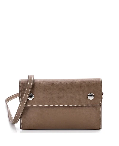 Pre-Owned HERMES Hermesnap Wallet Bag Epsom