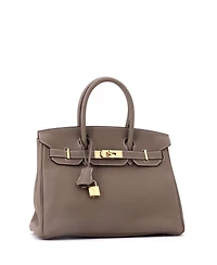 Pre-Owned Hermes Birkin Handbag Togo with Gold Hardware