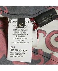 Pre-Owned Versace Women's Satin Top