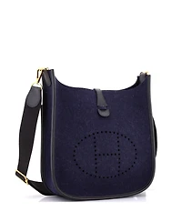 Pre-Owned HERMES Pm Evelyne Bag Gen Iii Felt