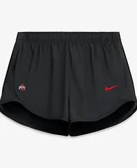 Nike Women's Black Ohio State Buckeyes Tempo Mid-Rise Dri-fit Shorts