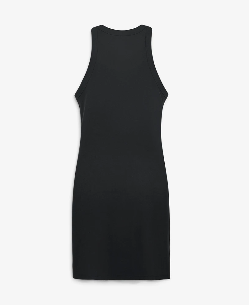 Fanatics Women's Black Pittsburgh Steelers Push Beyond Tri-Blend Ribbed Sleeveless Dress