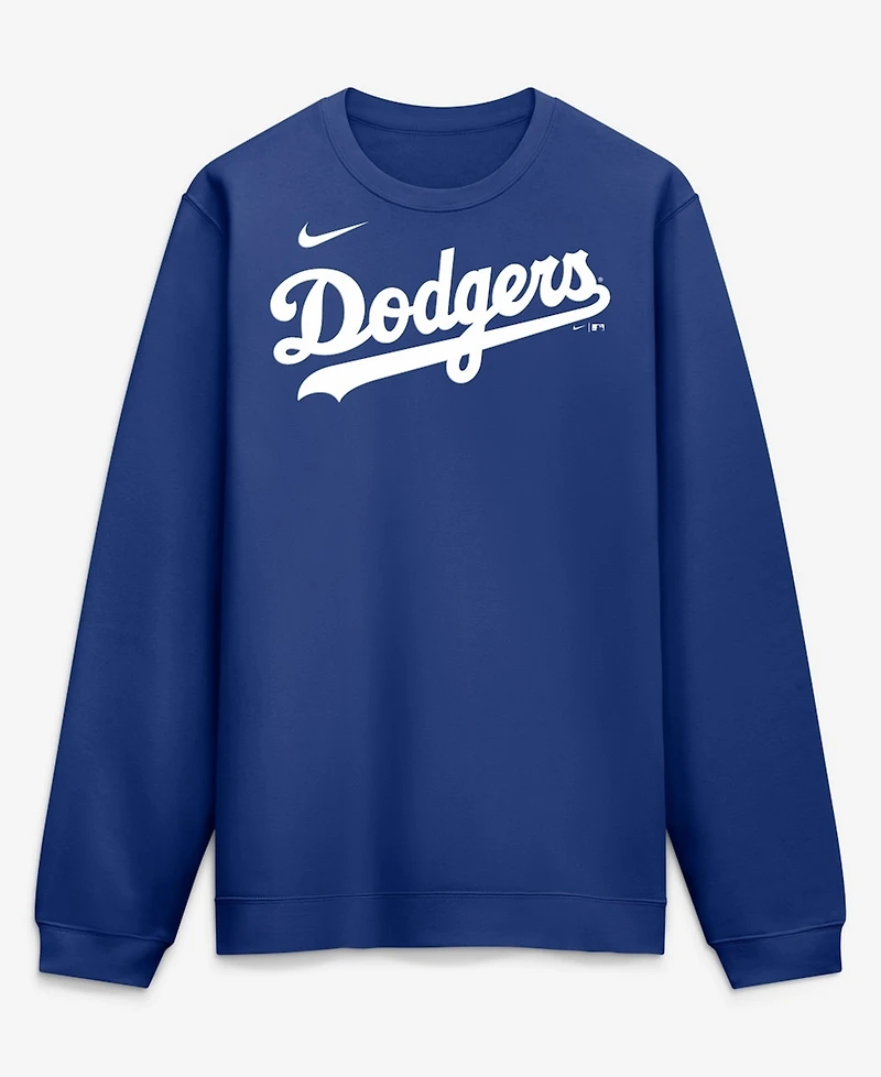 Nike Men's Royal Los Angeles Dodgers Primetime Wordmark Sweatshirt