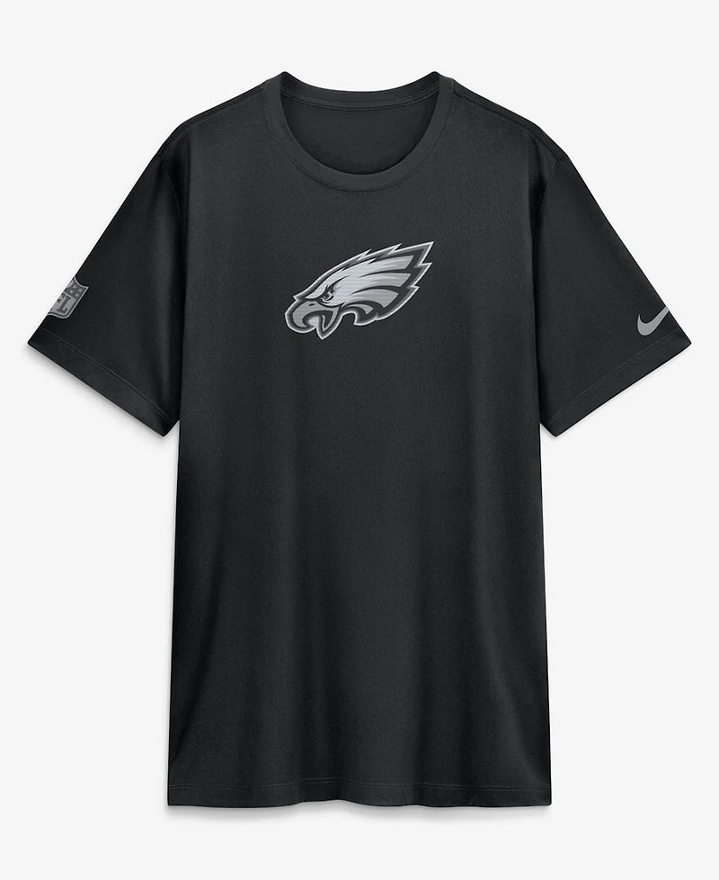 Nike Men's Black Philadelphia Eagles Sideline Lead The Charge Legend Dri-fit T-Shirt