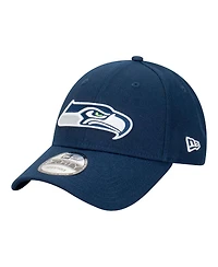 New Era Men's College Navy Seattle Seahawks Core Team 9FORTY Adjustable Hat