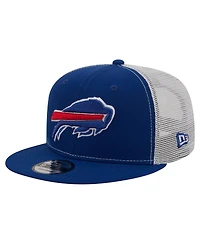 New Era Men's Royal Buffalo Bills Core Team 9FIFTY Trucker Snapback Hat