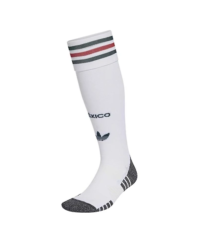 Adidas Men's and Women's White Mexico National Team Away Knee-High Trefoil Socks
