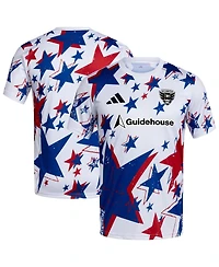 Adidas Men's White D.c. United 2026 Americana Pre-Match Jersey