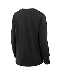 Fanatics Women's Black Green Bay Packers Essential Long Sleeve T-Shirt