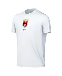 Nike Big Boys and Girls White Norway National Team Crest T-Shirt