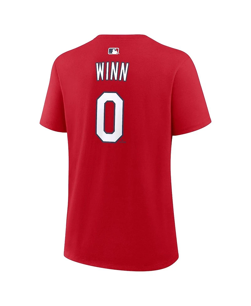 Nike Women's Masyn Winn Red St. Louis Cardinals Name Number T-Shirt