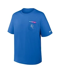 Nike Men's Royal Kansas City Royals Connect Max90 Pocket T-Shirt