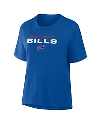 Fanatics Women's Royal Buffalo Bills Fade Legacy T-Shirt