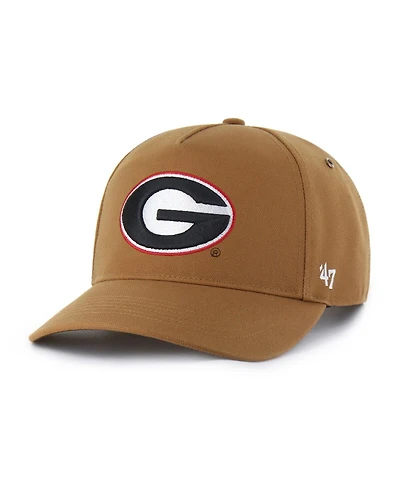 '47 Brand X Carhartt Men's and Women's Brown Georgia Bulldogs Hitch Adjustable Hat