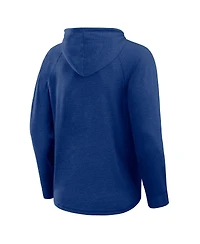 Fanatics Men's Royal Los Angeles Dodgers Raglan Hooded Long Sleeve T-Shirt