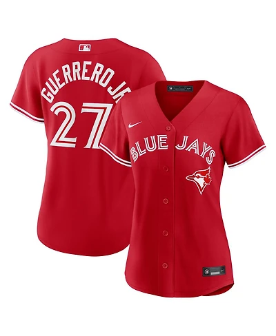Nike Women's Vladimir Guerrero Jr. Red Toronto Blue Jays Canada Day Replica Jersey