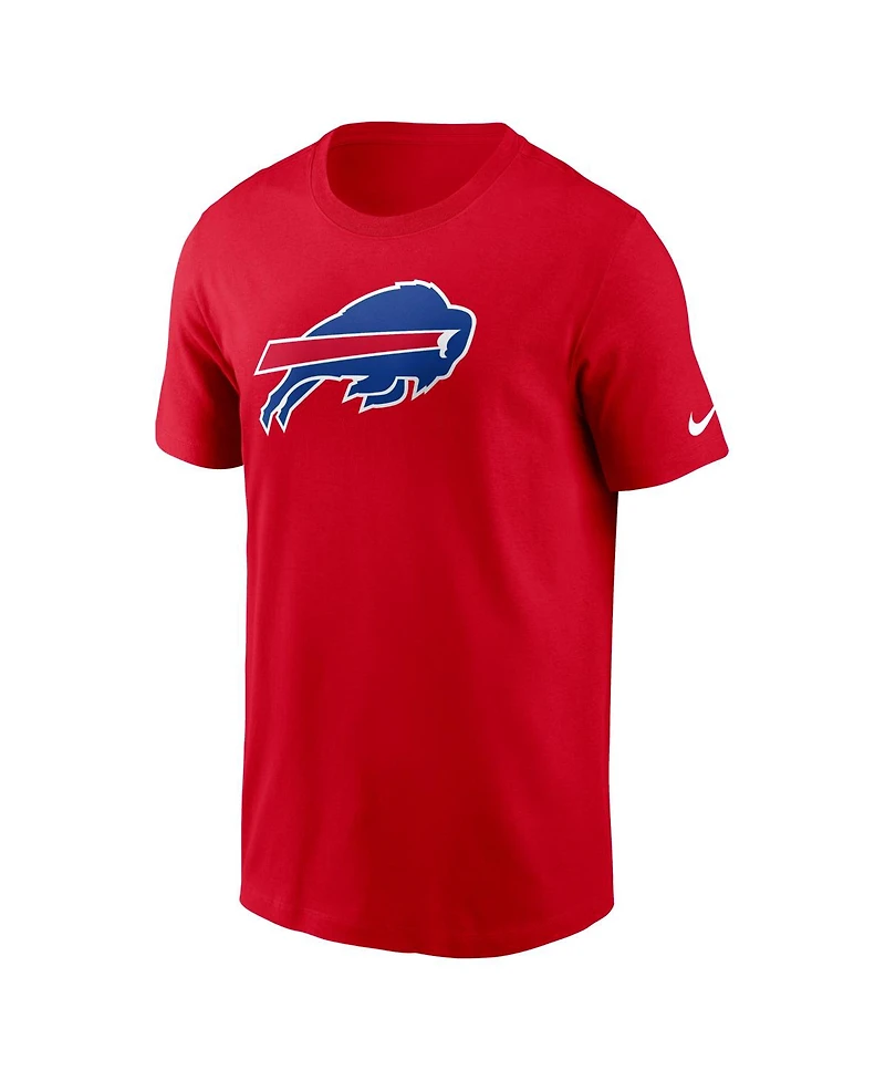 Nike Men's Red Buffalo Bills Essential Logo T-Shirt
