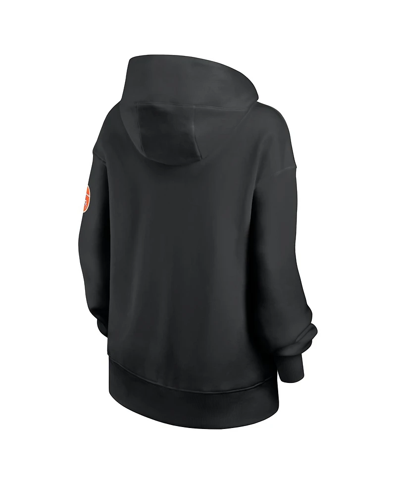 Nike Women's Black Denver Broncos Oversized Legacy Phoenix Hoodie