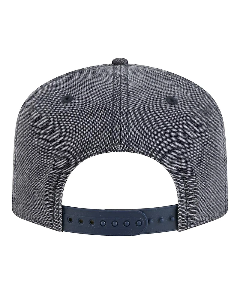 New Era Men's Navy Heather New York Yankees Throwback Denim Classic 19TWENTY Adjustable Hat