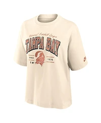 Nike Women's Cream Tampa Bay Buccaneers Vintage Mod Boxy T-Shirt