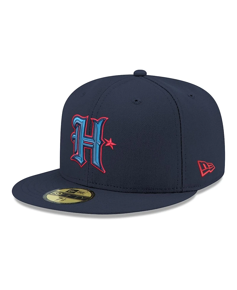 New Era Men's Navy Houston Texans 59FIFTY Fitted Hat