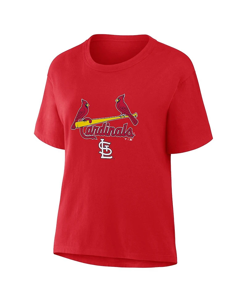 Fanatics Women's Red St. Louis Cardinals Lockup Legacy T-Shirt