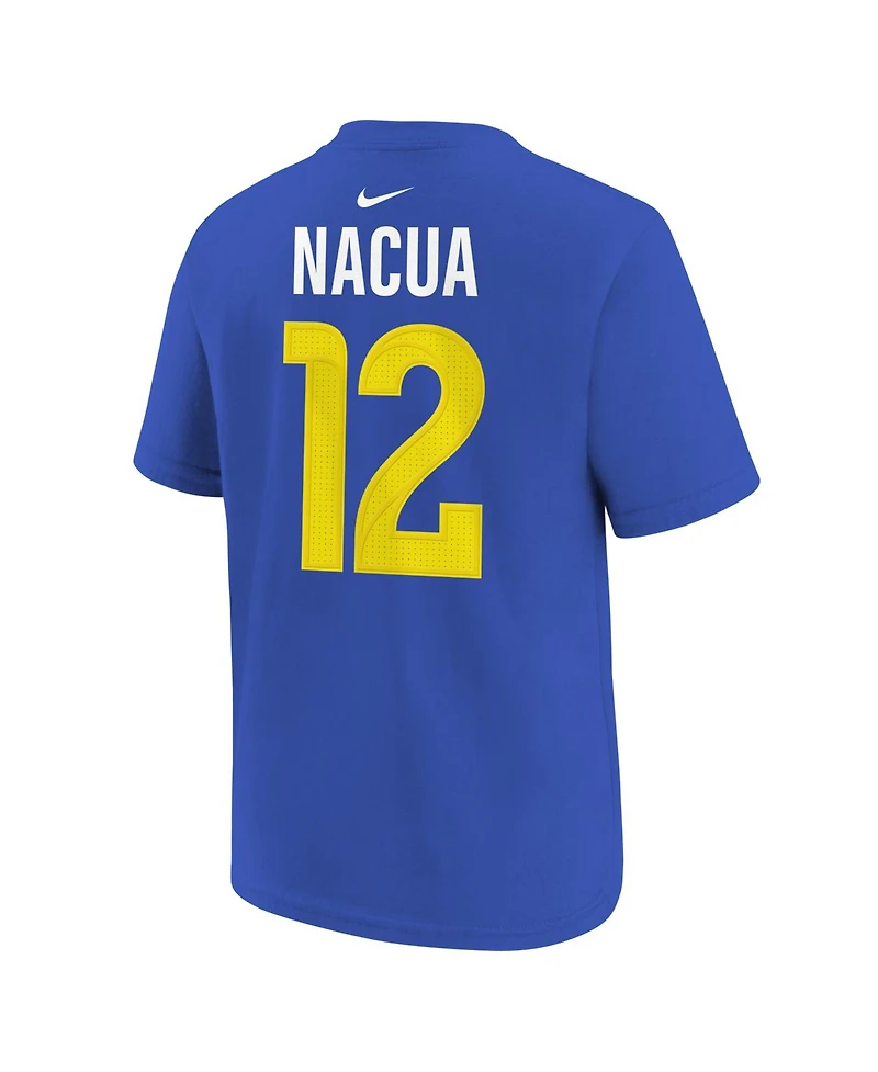 Nike Big Boys and Girls Puka Nacua Royal Los Angeles Rams Name Number T-Shirt