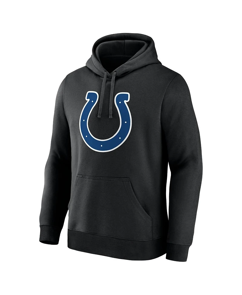 Logo Athletic Men's Black Indianapolis Colts Primary Hoodie