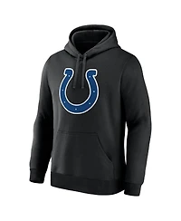 Logo Athletic Men's Black Indianapolis Colts Primary Hoodie