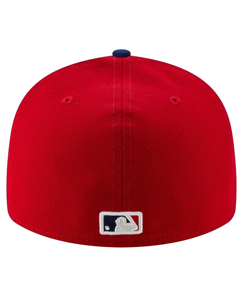 New Era Men's Red Philadelphia Phillies 2026 All-Star Game Authentic Collection Side Patch Low Profile 59FIFTY Fitted Hat