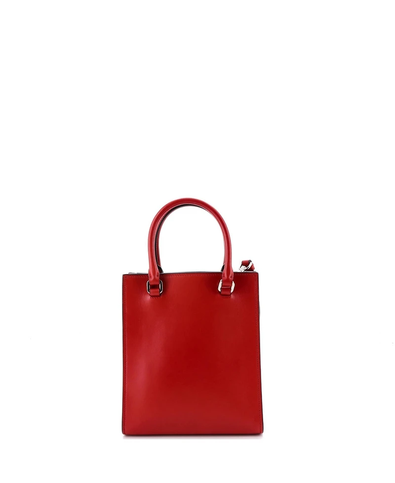 Pre-Owned Prada Mini Logo Drill Tote Leather
