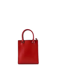 Pre-Owned Prada Mini Logo Drill Tote Leather