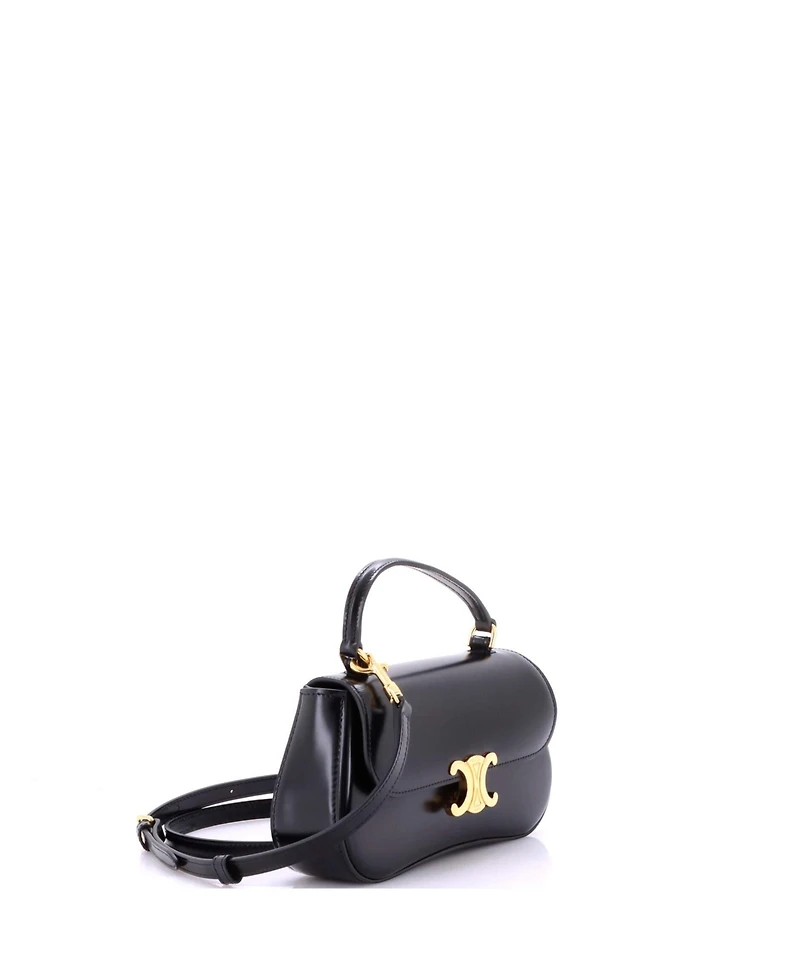 Pre-Owned Celine Teen Lola Triomphe Top Handle Bag Leather