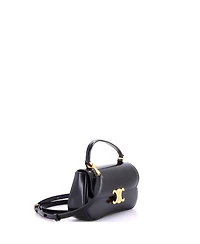 Pre-Owned Celine Teen Lola Triomphe Top Handle Bag Leather
