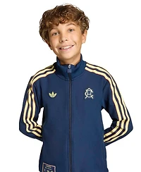 Adidas Big Boys and Girls Navy Club America Terrace Icons Full-Zip Track Top