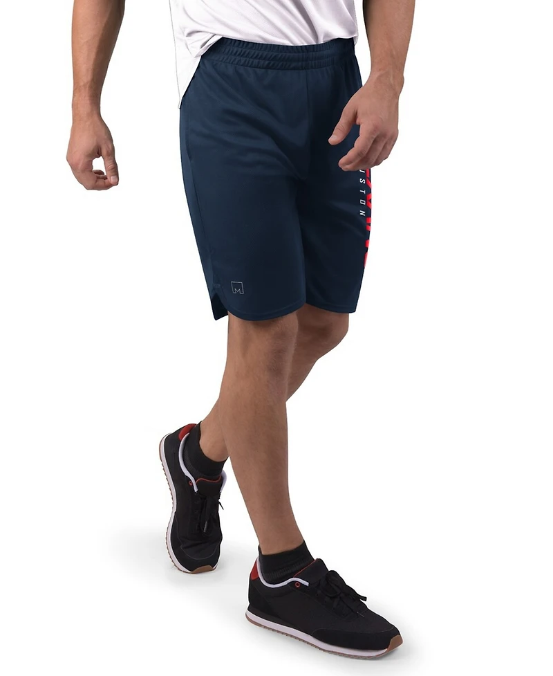Msx by Michael Strahan Men's Navy Houston Texans Mesh Shorts
