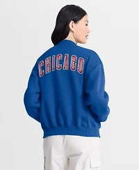 Fanatics Women's Royal Chicago Cubs Oversized Rage Against Full-Zip Jacket