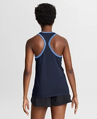 Jordan Women's Navy North Carolina Tar Heels Uni Name Tri-Blend Dri-fit Racerback Tank Top