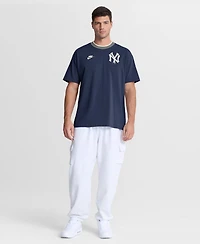 Nike Men's Navy New York Yankees Cooperstown Collection Ringer T-Shirt