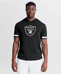 Fanatics Men's Black Las Vegas Raiders Optimal Play Short Sleeve Hooded T-Shirt